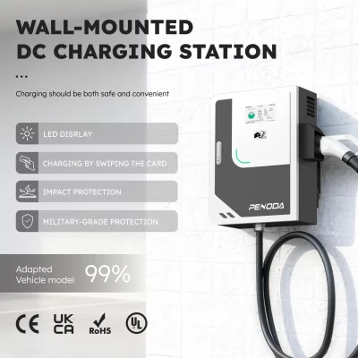 DC Fast EV Charger 20KW 30KW 40KW Module New Home CCS OCPP Wallbox DC EV Charger for EV Charging