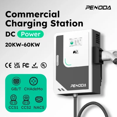 DC Fast EV Charger 20KW 30KW 40KW Module New Home CCS OCPP Wallbox DC EV Charger for EV Charging